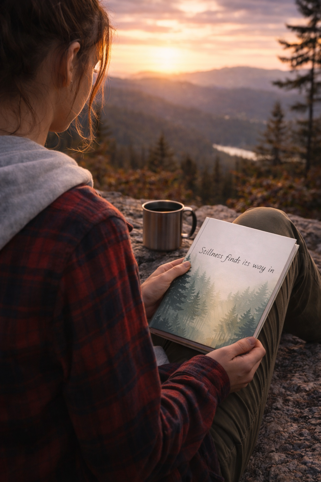 Stillness Finds Its Way · Hardcover Journal