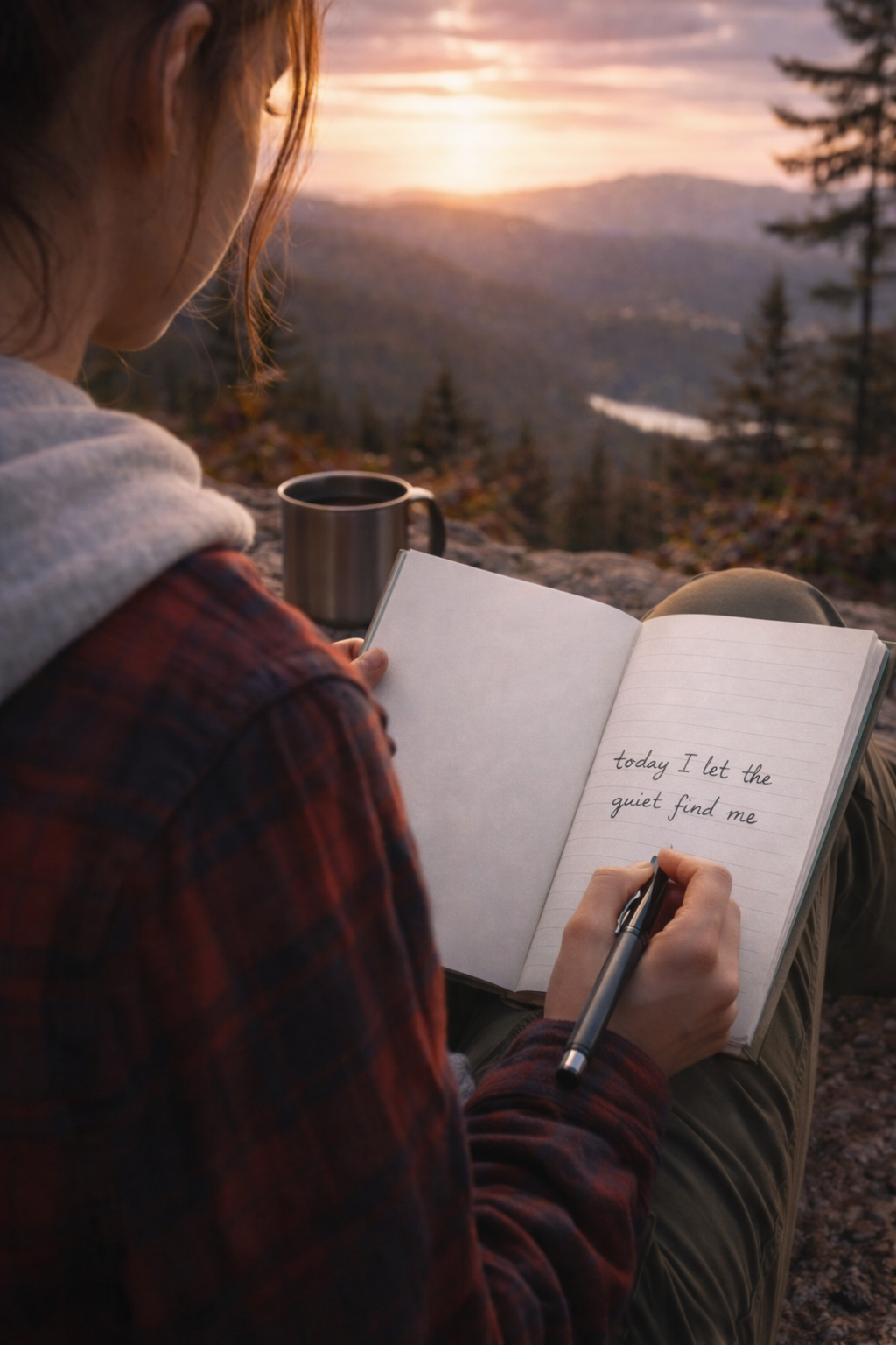 Stillness Finds Its Way · Hardcover Journal