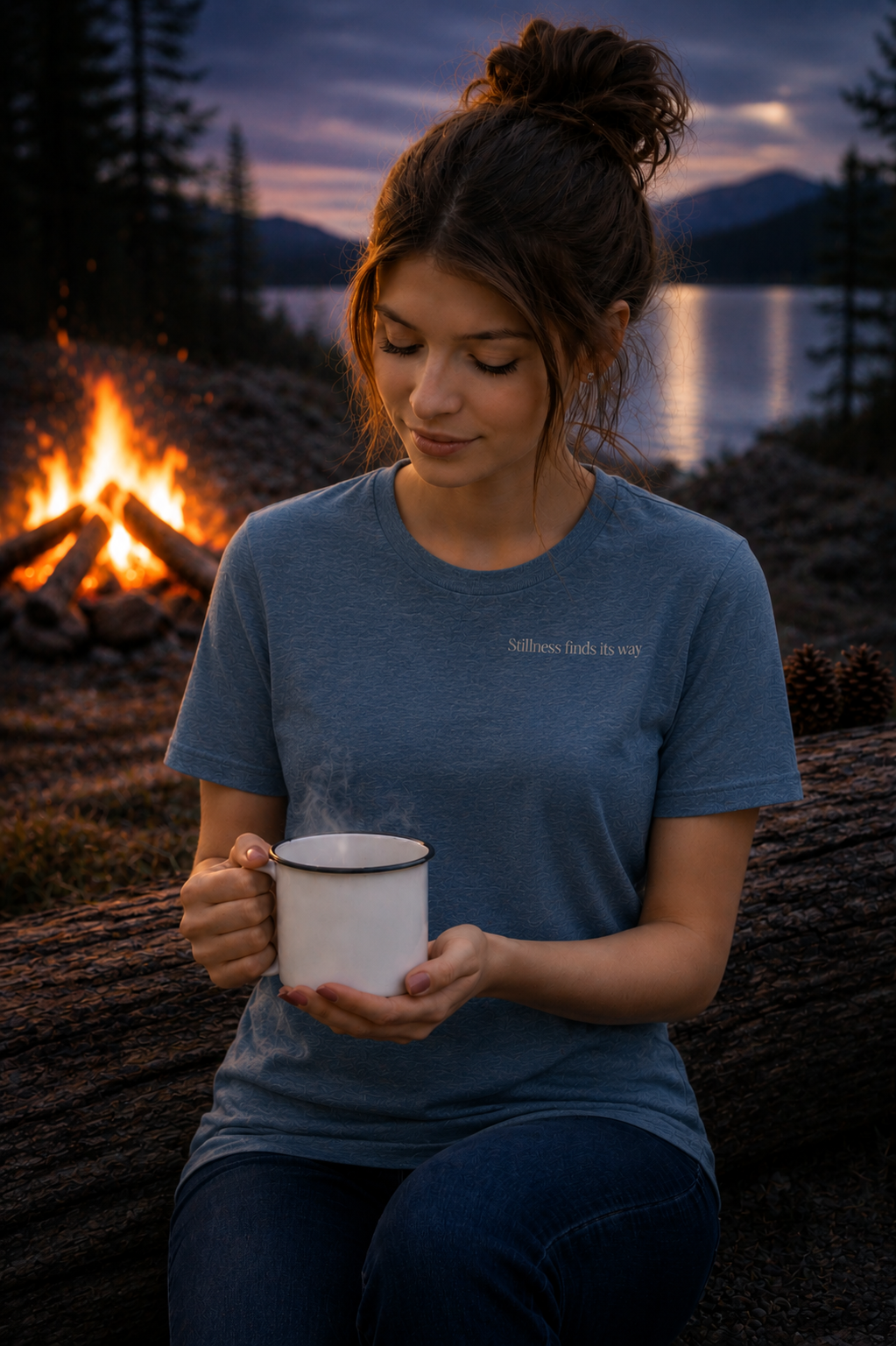 Stillness Finds Its Way Tee