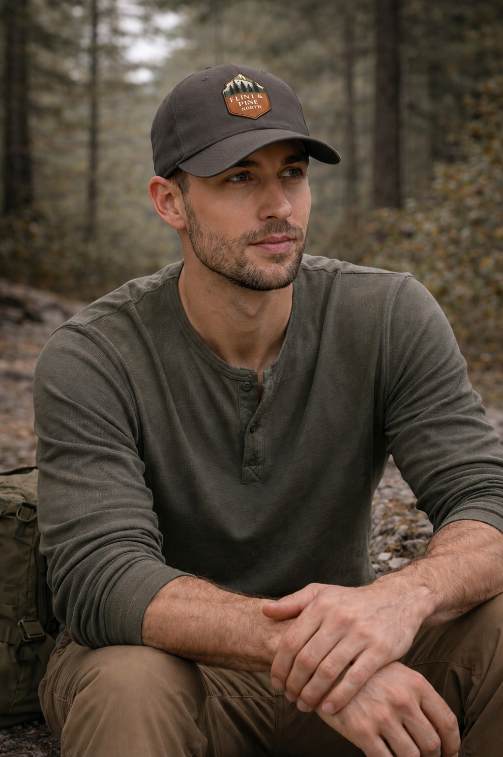 Flint & Pine North Heritage Patch Hat