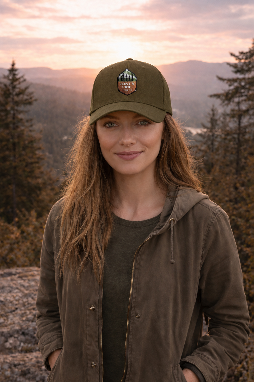 Flint & Pine North Heritage Patch Hat