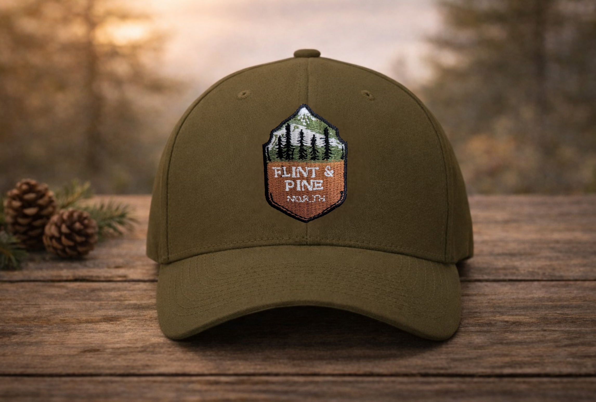 Flint & Pine North Heritage Patch Hat