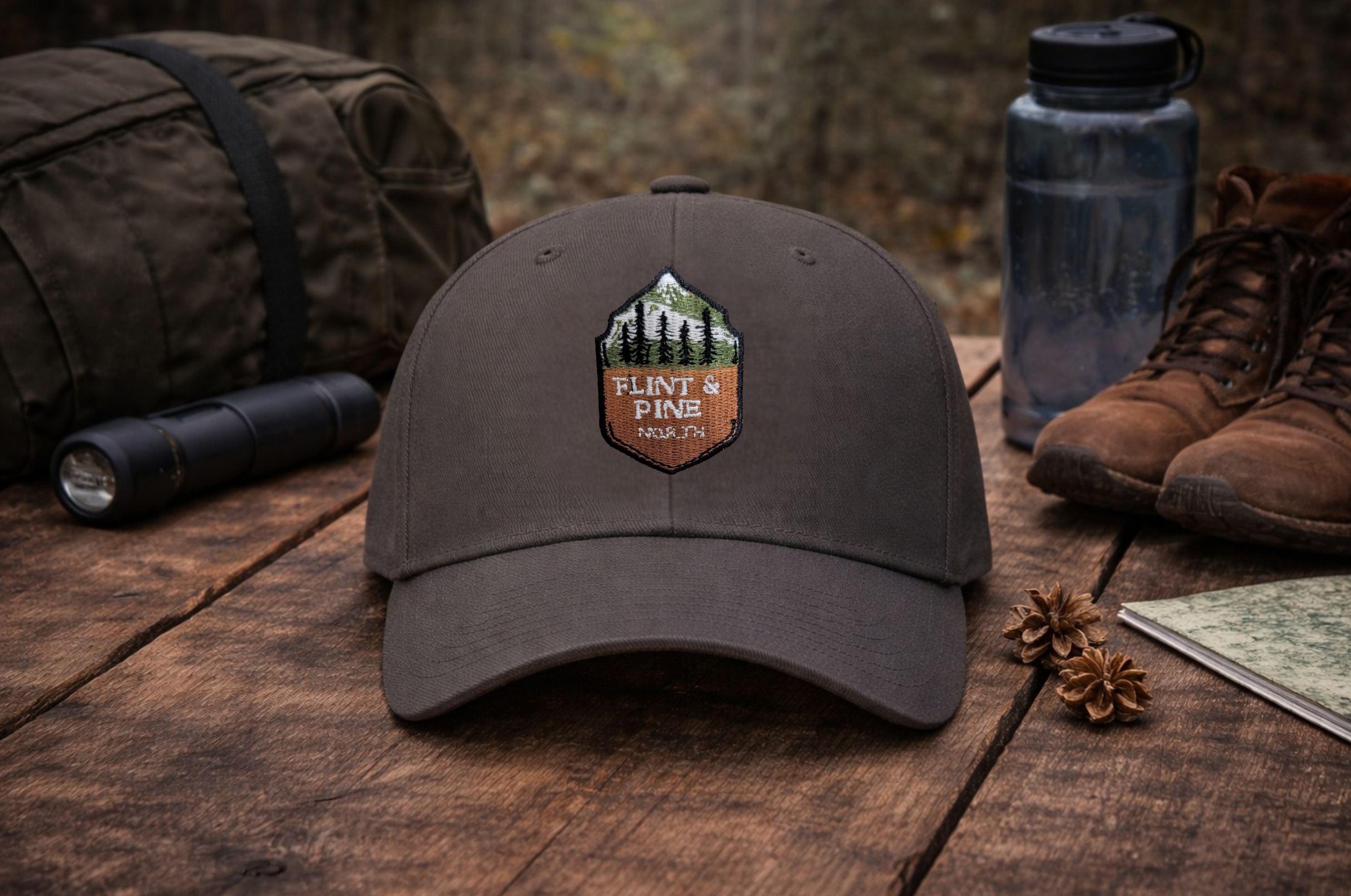 Flint & Pine North Heritage Patch Hat
